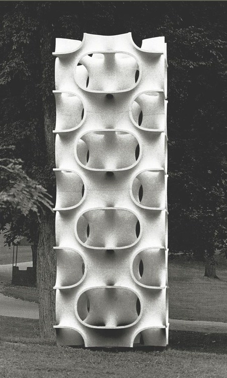 Erwin Hauer #architecture #sculpture #geometry #pattern