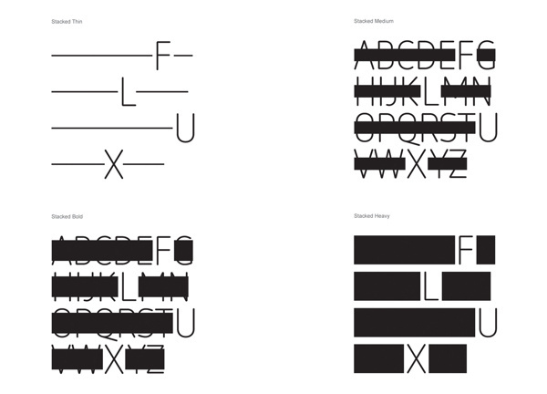 Flux on Behance #black #unique #identity #layout #deisgn #typography