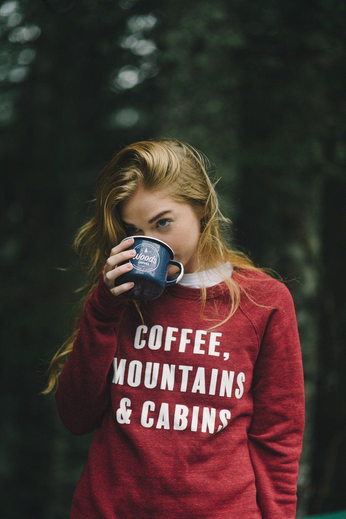 Coffee, Mountains & Cabins Sweatshirt