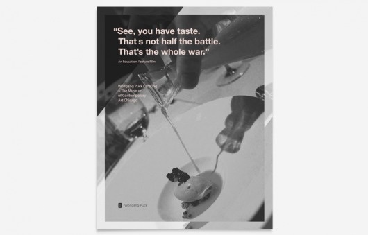 WOLFGANG PUCK : _ #print #design #graphic #editorial