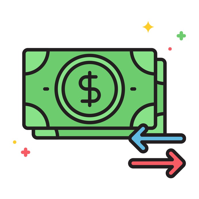 See more icon inspiration related to cash, money, money flow, business and finance, investment, directions, currency, flow, economy, notes, business and arrows on Flaticon.