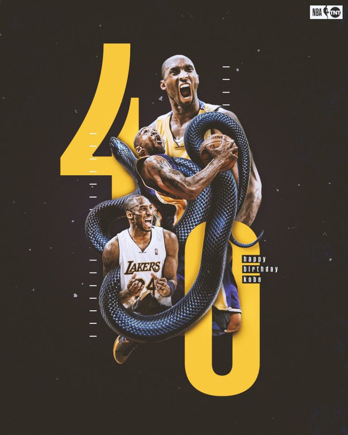Kobe 40th Birthday