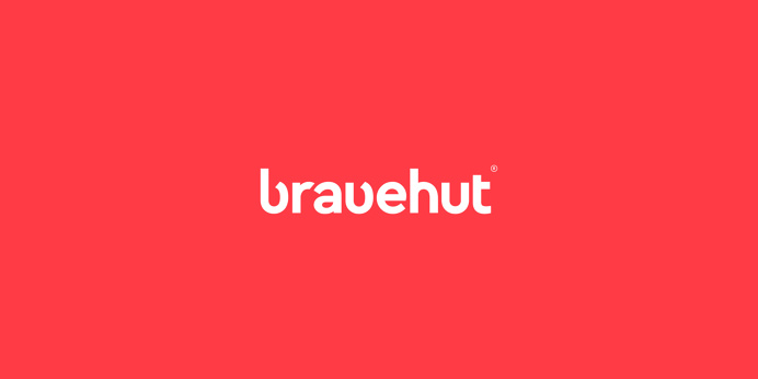 Bravehut logo wordmark