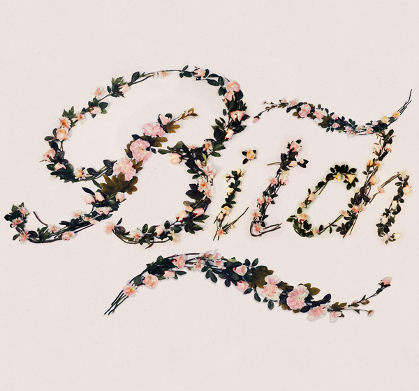 Better With Flowers on Behance #swords #curse #flowers #typography