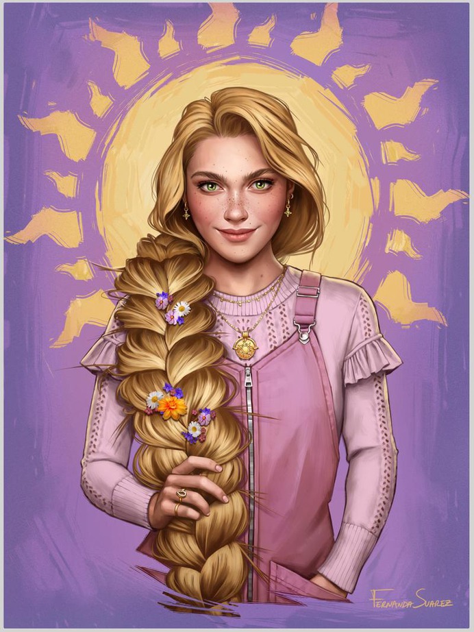 Rapunzel by fdasuarez