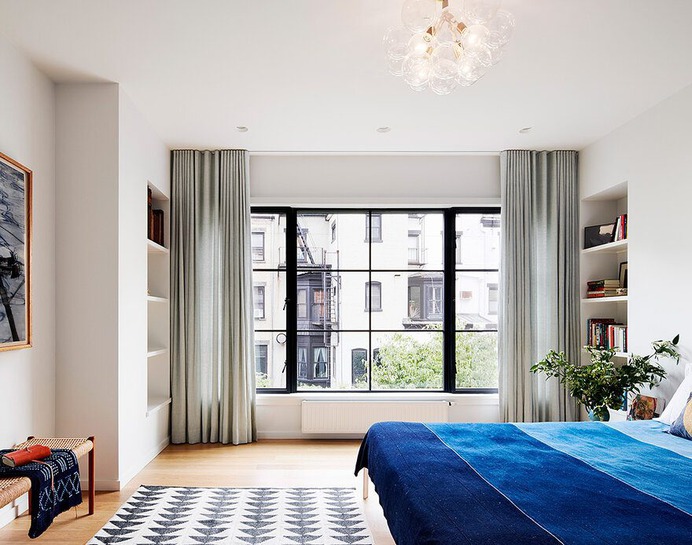 bedroom, Row House / CWB Architects
