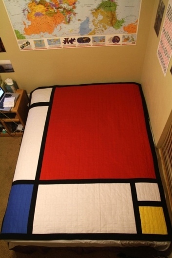 CMYBacon #mondrian #quilt #art