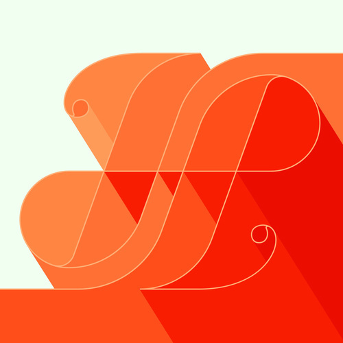 H is for Hairline #lettering #letter #F #Design #retro #vintage #groovy #70s #disco #dimensioned #washed #type #typography #typedesign #lett