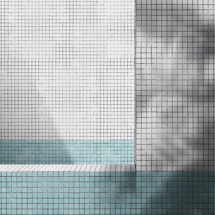 Dreamscape #surfy #architecture #beach #tile #tropical #palmtree #shadow