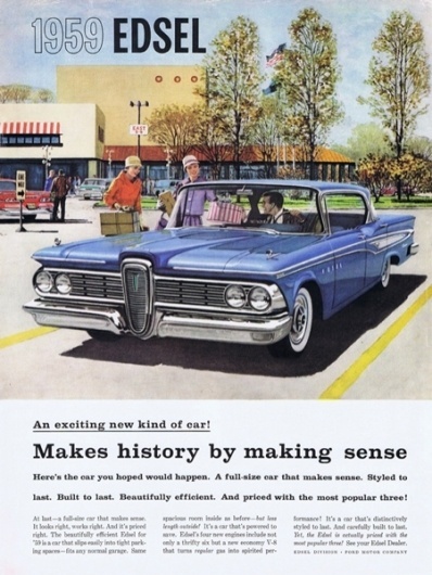 Burning Settlers Cabin #1950s #advertising