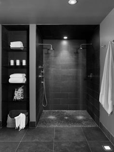 grey themed walkin shower - Google Search