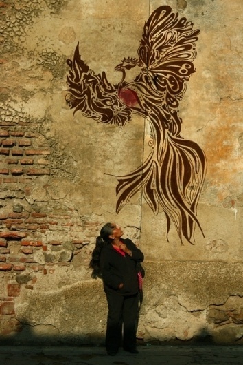 m&aacute;s que el c&oacute;ndor y &aacute;guila real | Flickr - Photo Sharing! #people #bird #graffitti #illustration #fly #street #quetzal