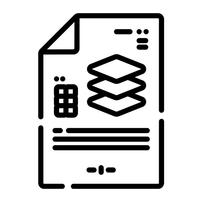 See more icon inspiration related to document, layer, file, files and folders, edit tools, graphic tool, graphics editor, graphic design, illustration, archive, interface and layers on Flaticon.
