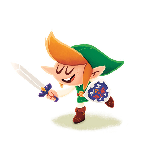 Videogame Heroes on Behance #character design #illustrations #link #legend of zelda