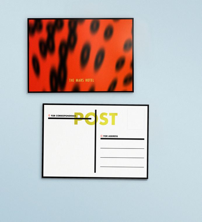 The Mars Hotel Postcards via Patrick Iadanza #hotel #postcard #stationary