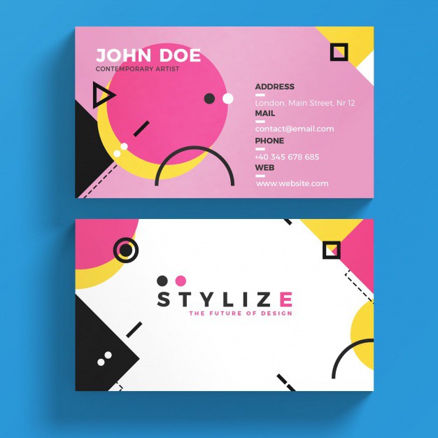 Modern business card template Premium Psd. See more inspiration related to Logo, Business card, Business, Abstract, Card, Template, Geometric, Office, Visiting card, Shapes, Presentation, Colorful, Stationery, Elegant, Corporate, Company, Abstract logo, Modern, Corporate identity, Branding, Visit card, Geometric shapes, Identity, Brand, Identity card, Business logo, Company logo, Logo template, Abstract shapes, Elegant logo, Brand identity, Visit and Visiting on Freepik.