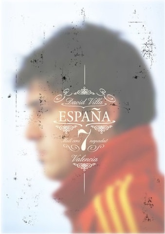FFFFOUND! | Sucker for Soccer on the Behance Network #espana #soccer #spanish #distressed #football #overlay #typography
