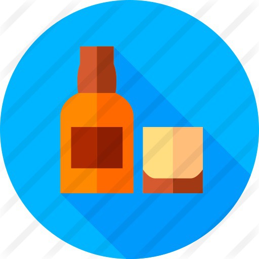 See more icon inspiration related to food and restaurant, whiskey, alcohol, glass, ice, food and drink on Flaticon.