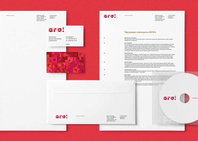 https://www.behance.net/gallery/27125543/OGO branding, identity, logo, pattern, red, generative, corporate, stationery, design, id