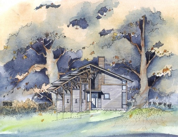 Representation | Paul Lukez Architecture #watercolor #architecture #representation #drawing