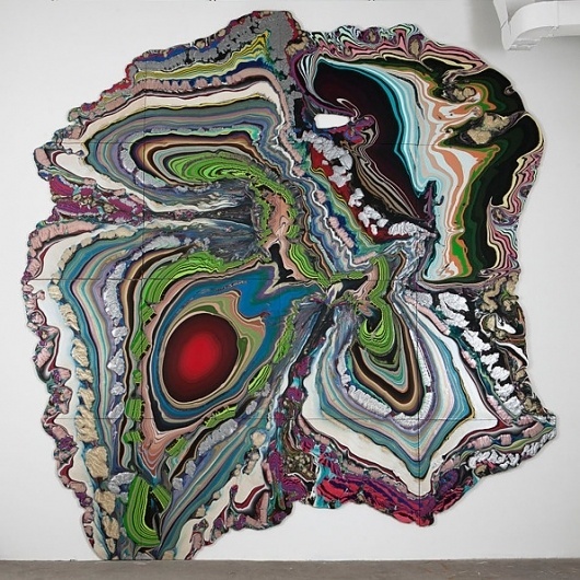 It's Nice That : Beautiful, flow-triumphant Pour Paintings by Holton Rower on show in New York #texture
