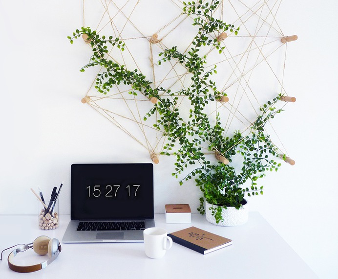 Diy : un pegboard pour plantes - Black Confetti