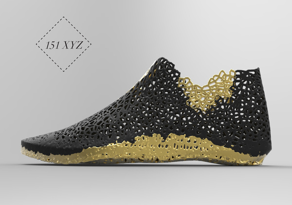 xyz 3d printed shoe 2 #fashion #print #3d #shoe