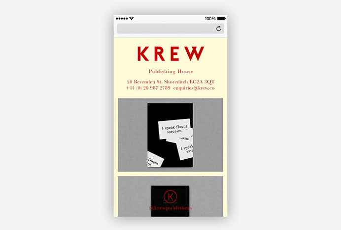 Krew by Family #web design #website