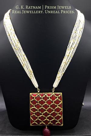 Pendant - gold diamond polki kundan meena jadau jewellery