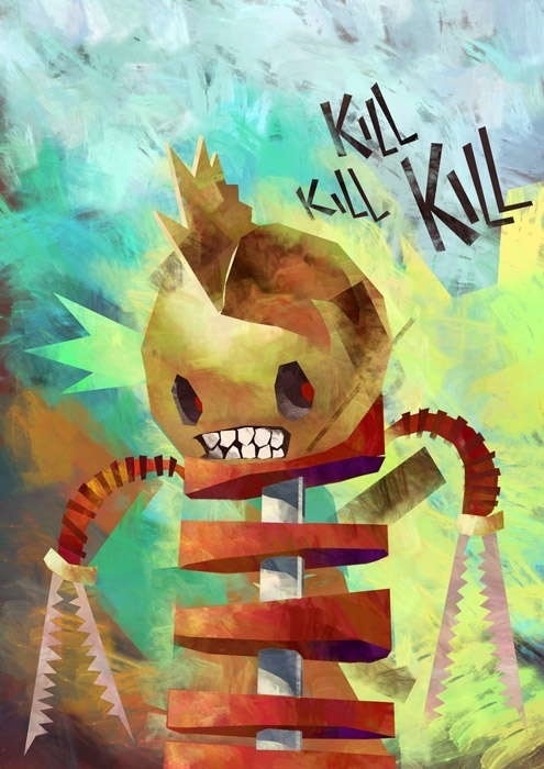 CFSL.NET #robot #kil #paint #brush #drawing