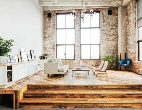David Karp Apartment Lounge.jpg 620×482 pixels #interior #couch #design #living #wood #room