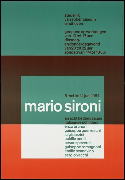 mindthat:Will Van Sambeek: City of London abbemuseum Mario Sironi and eight contemporary Italian painters #classic #poster