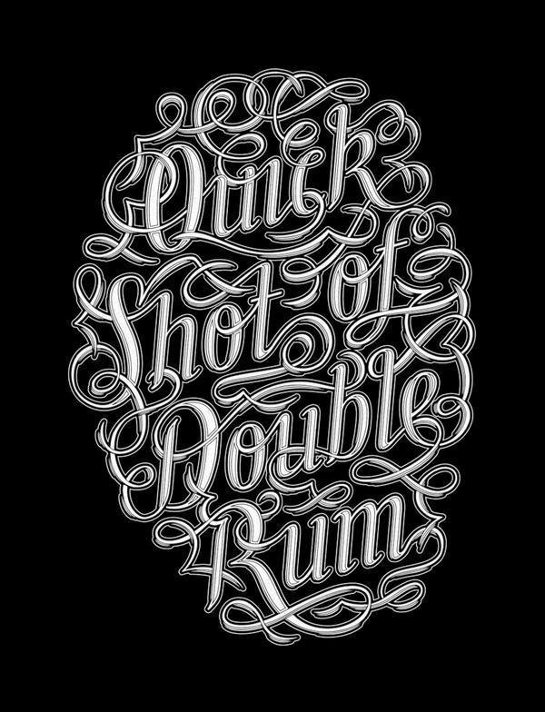 Beautiful Typography Artwork by David McLeod #typography
