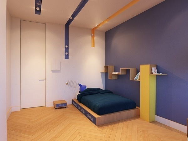 YURII Â | Â Â http://behance.net/yuriisuhov"Children`s rooms in Two Story Apartment, St. Petersburg"I am a freelance visualization artist #interiors #architecture