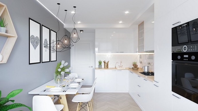 Comfortable Scandinavian Apartment by Leopolis Architecture Group