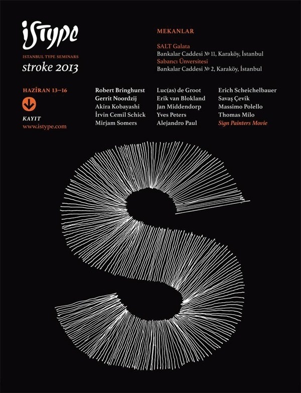 ISType 2013 #minimal #poster #typography