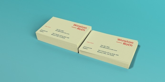 Winston/Roth | Mast #stationary #business #branding #card #design #graphic