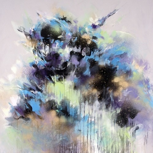 Happiness and other Monkeys #abstract #drips #graffiti #art #fifth #canvas #colour #jago #mr