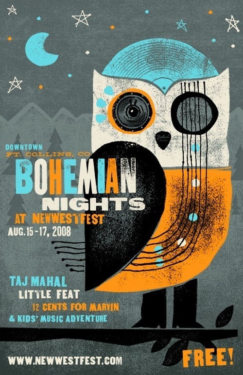 30 Amazing Gig Posters Sure to Inspire | 10Steps.SG #gig #poster