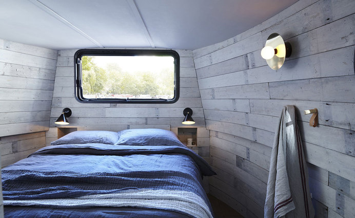 Architecture afloat: a new design-led barge boat by Bert & May Spaces provides an alternative housing solution