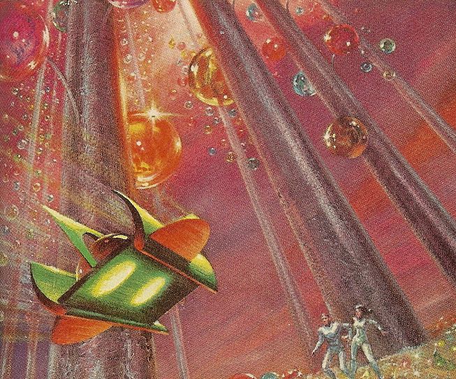 slumberellaa: “John Baxter, The Off Worlders. Cover Art by Frank Kelly Freas. ”