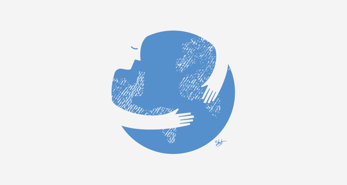 Earth Day Illustration by © mkn-design – Michael Nÿkamp