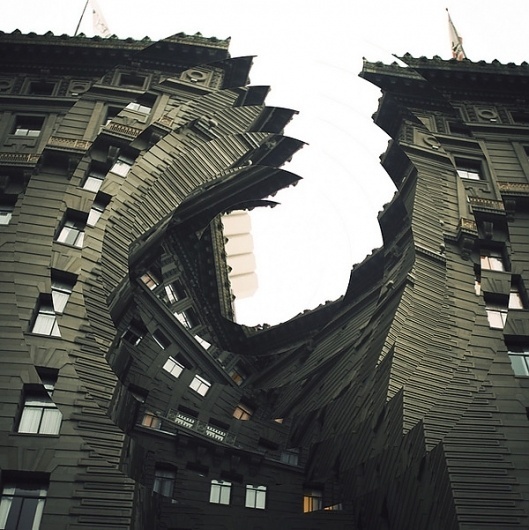 Twisted Architecture by Nicholas Sitton | 123 Inspiration #series #twisted #photomanipulation