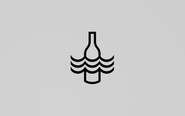 Anagrama | Winecast #bottle #icon #wine #illustration #logo