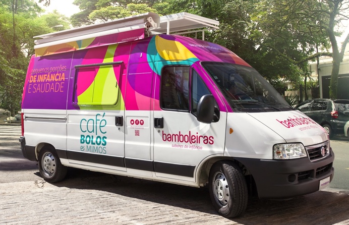 #bamboleiras #brand #branding #logo #identity #package #packaging #foodtruck #food #cake #childhood #restaurant #color #concept