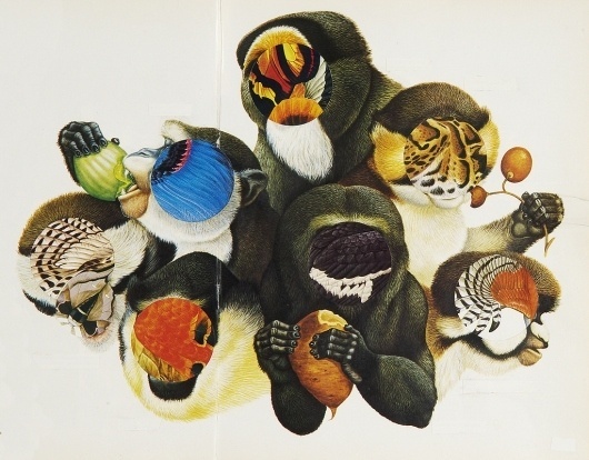 All sizes | Are Mokkelbost, Entity 12 | Flickr - Photo Sharing! #apes #mokkelbost #12 #circles #monkey #entity #are #monkeys #collage