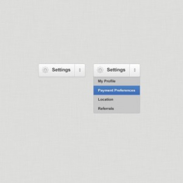 Gray dropdown menu psd material Free Psd. See more inspiration related to Menu, Clean, Gray, Psd, Material, Settings, Dropdown and Layered on Freepik.
