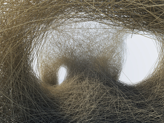 by daniel widrig #straw #dry #nest