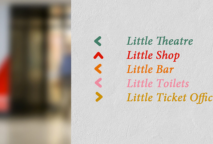 Wigan Little Theatre by Alphabet #print #graphic design #sign typography