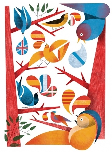 Press & Magazines on Illustration Served #illustration #colors #geometry